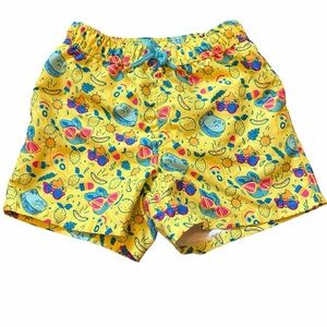 Yellow Kids Swim Shorts with Disney Rex 9/10